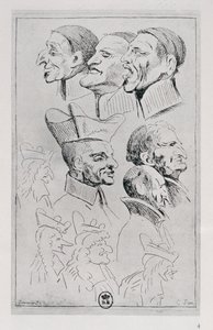 Figury jezuitów w karykaturze, ok. 1762 r.